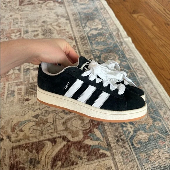 Adidas Campus 00s Black and White Sneakers Women’s - Picture 11 of 12